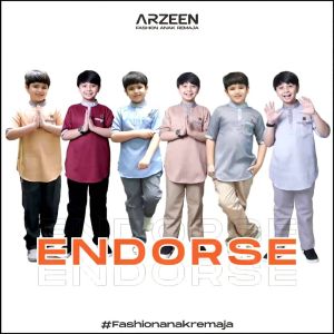 SETELAN BAJU MUSLIM KOKO ANAK REMAJA LAKI-LAKI KURTA OMAR BY ARZEEN 6-14T