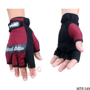 Sarung Tangan Setengah - Hitam Hijau