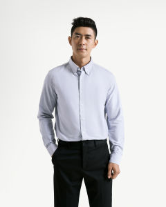 Áo Sơ Mi Tay Dài Nam Vải Oxford Form Fitted - Routine 10S25SHL005