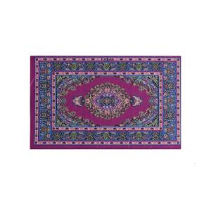 Miniature Dollhouses Rug With Traditional Turkish Pattern Furnishing Carpet Decorative Accessory for Craft Model Project