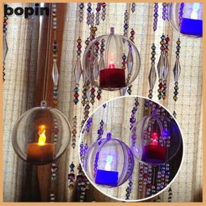 Bopin โปร่งใสเปิดพลาสติกคริสต์มาส Decor Ball bauble เครื่องประดับของขวัญกล่องของขวัญ