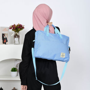 Tas Laptop Canvas Waterproof Carravelle Store - Kapasitas Besar 15 Inch untuk Pria dan Wanita Warna Cerah Bahan Tahan Air
