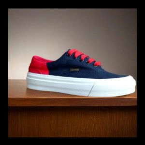 PROMO Sepatu anak terbaru sneaker sekolah skate kasual santay warna hitam merah