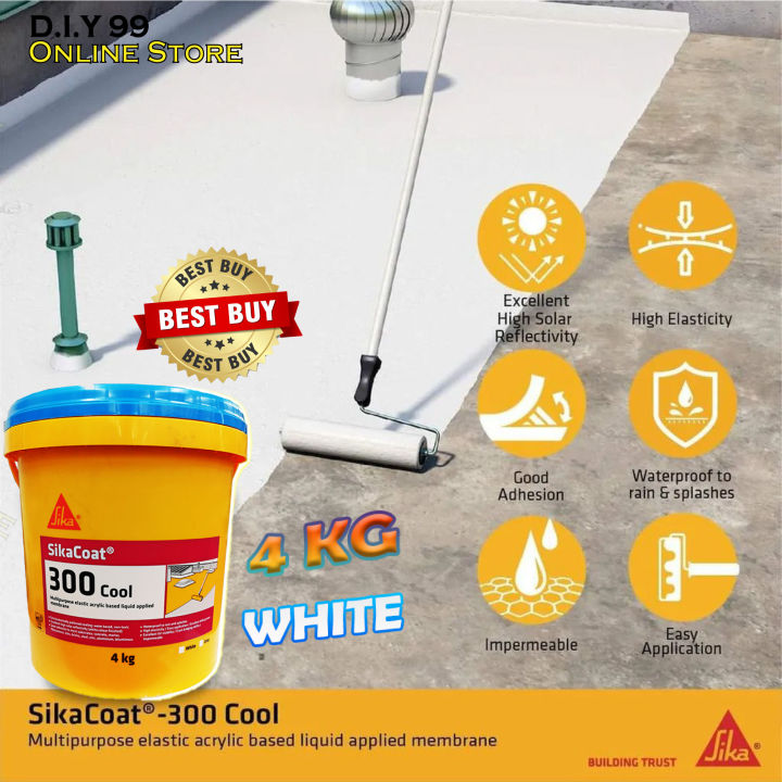 Sika Sikacoat Cool Kg Waterproofing Reduce Temperature