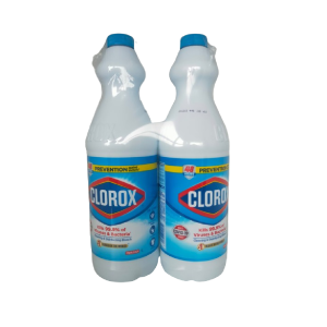 Clorox Peluntur Membersih & Menyahjangkit Pek Berkembar (1 Litter x 2) - Original / Lemon