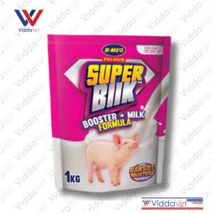 Viddavet Wall-mounted plastic piglet feeder + Super biik 1 kg Super Biik Booster Atovi Appetite Booster For Piglets