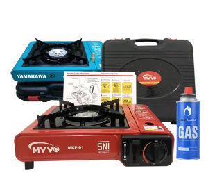 Kompor Portabel Gas 2 In 1 / Kompor Portable Gas 1Tungku