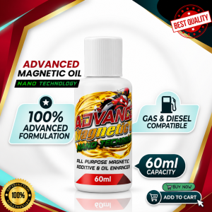 Advanced Magnetic Oil Nano Technology 60ml  Gas & Diesel Compatible All Purpose Additive & Oil Enhancer 100% Formulation