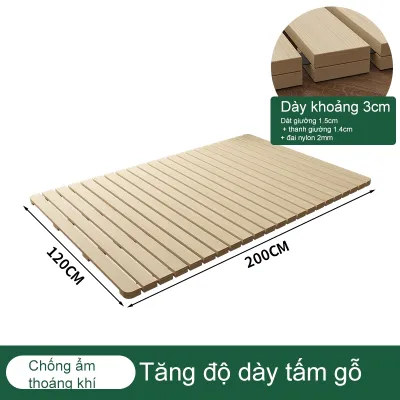 BMZAR pallet gỗ giường 18m giường cuộn gỗ nguyên khối chất lượng cao thoáng khí chống ẩm cho căn hộ nhỏ