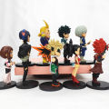 lz- 9pcs My Hero Academia action figure Midoriya Izuku deku Bakugou Katsuki Todoroki Shoto Toy anime doll ornaments. 