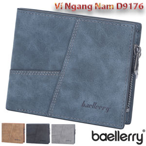 Ví Da Lộn Nam Baellerry D9176 Chính Hãng Bóp Da Nam Nhiều Ngăn Tiện Lợi Cao Cấp 2 Kiểu Dáng Ngang Và Đứng