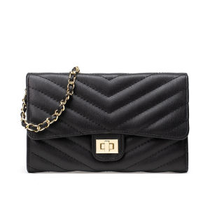 momo-shop💖พร้อมส่ง💨 Women Bag กระเป๋าสะพายข้าง กระเป๋าผู้หญิง กระเป๋าสตางค์มีสายสะพาย มีให้เลือก 2 สี ใส่มือถือ ใส่บัตรได้น้า สวยเรียบหรู