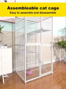 SangkarKucingBesarCatCageLarge23Tingkat4LevelCatHouseIndoorPlatformCatVilla Cat cage