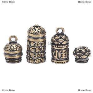[COD] Home Base Hollow Brass Buddha Sutra Cylinder Pendant Keychain Necklace Jewelry Box