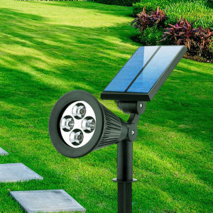 JeeYee Upgraded Solar Lights Solar Spotlight Adjustable Wall Light Waterproof Outdoor Landscape Light Security Lighting Dark Sensing Auto On/Off for Patio Deck Yard Garden Driveway Pool Area