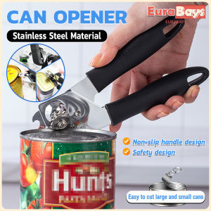 E.B. Stainless Steel Can Opener Bottle Opener Kit kitchen tools Kitchen Craft Easy Grip