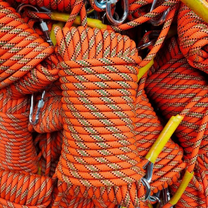 5M / 10M / 15M Rock Climbing Rope 10mm Diameter Hiking High Strength Cord Climb Safety Braided