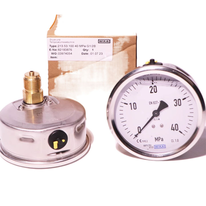 For Weika Wika Pressure Gauge En8371 Shockproof Stainless Steel