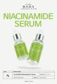 Cos De BAHA-Niacinamide 10% + Zinc 1% Serum for Face/Neck - Tightens Pores, Reduces Wrinkles, Repairs Skin, Vitamin B3 Brightening Acne Pores Minimizer Uneven Skin Tone Balance Dull Oily Skin Sebum Redness Enlarged Pimple Blemish Whitening. 