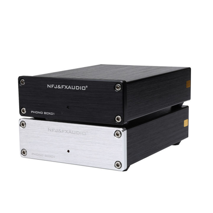 FXAUDIO BOX01 MM Phono Preamp, RIAA Turntable Preamp, Amplified Line