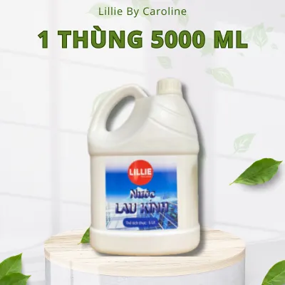 Nước lau kính LILLIE by Caroline 580 ml dùng cho lau kính xe ôtô các loại cửa kính bề mặt mika hoặc bề mặt bàn nhựa inox