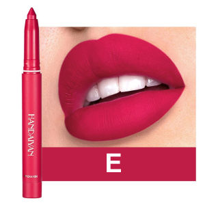 Decshoww🍒Smooth Lip Liner Matte Lip Crayon Matte Lipstick Lip Gloss Matte Lipliner Long-lasting Non-stick Cups Lip Pencil