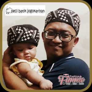 Peci Batik Jogokariyan Motif Poleng Sogan Kopiah Songkok Udeng Kain Batik Khas Jogja Kopeah Kopeyah Imamah 2021