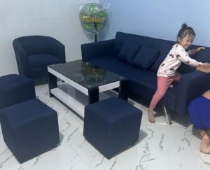 Bộ sofa phòng tiếp đón khách 8 món siêu bền  sofa căn hộ hàng hiệu bh một năm - nhãn hiệu Ngọc Mai