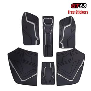 Tank Pats Rubber Protector Fit Honda click125 V4 2026 Premium Rubber Embossed Thick Body Protector