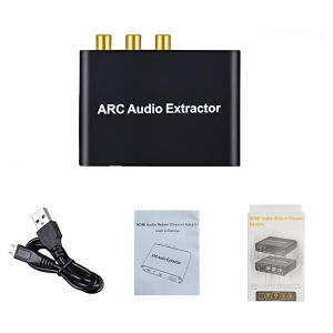 HDMI-Compatible ARC Audio Extractor ARC Return Channel Converter Audio Converter for HDTV Soundbar Amplifier