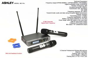 mic wireless ashley mcpro mc pro original bergaransi resmi