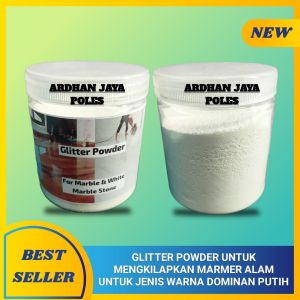 Obat Marmer Glitter Powder Bubuk Putih Untuk Poles Marmer Putih