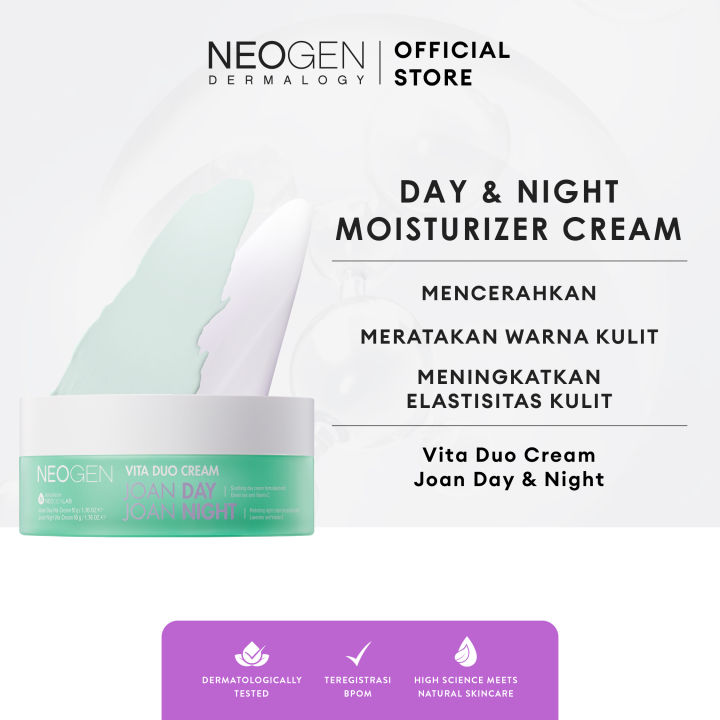 Neogen Dermalogy Vita Duo Cream Joan Day Joan Night | Lazada Indonesia