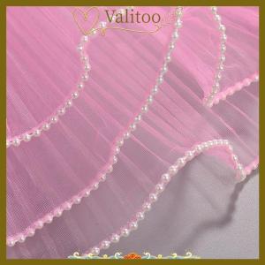 [Valitoo] 28cmx1M Flower Wrapping Paper Wave Yarn Florist Bouquet Packaging Lace Mesh Florist Bouquet Gift Packaging Supplies