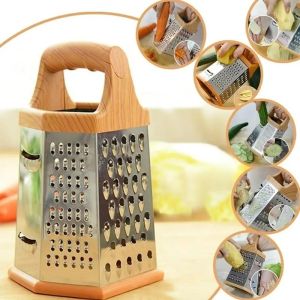 Fruit Cutter Vegetable Cutting Fruits Peeler Multi-face 4-Sided Boxed Grater Multifunctional Sturdy