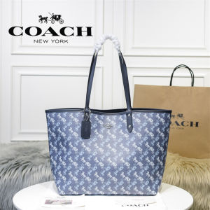 Coach bag official store Authentic Original Bags for Women Bags Classic printing PVC 91381 91107 Fashion High Quality Product Shoulder Bags ShoulderBags -Double face single shoulder Tote bag Size:42 X 33 X 29cm * width 15cm。