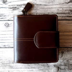 Dompet Cewek Kancing Bahan Kulit Kualitas Terbaik