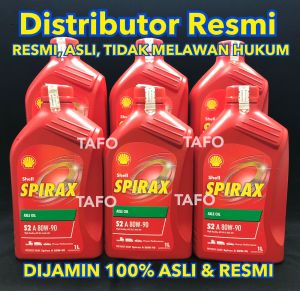 SHELL SPIRAX S2 A 80W-90 AXLE / SHELL SPIRAX OLI GARDAN 80W90 LITER / OLI GARDAN SHELL 80W-90