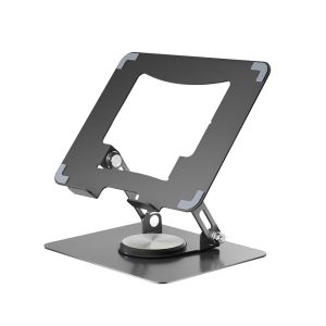 78YUANFF ปรับได้ ขาตั้งคอมพิวเตอร์โน้ตบุ๊ก แบบพับได้ หมุนได้ 360 องศา แท่นยกคอมพิวเตอร์โน้ตบุ๊ก แบบพกพา อลูมิเนียมอัลลอยด์ ขาตั้งแล็ปท็อป