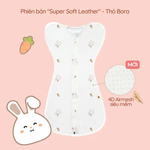 [MỚI] Nhộng Chũn Dotori 4D Airmesh Lông Vũ Hàn Quốc Có Lỗ Thoáng Khí Mềm Mịn Co Dãn Cho Bé Sơ Sinh
