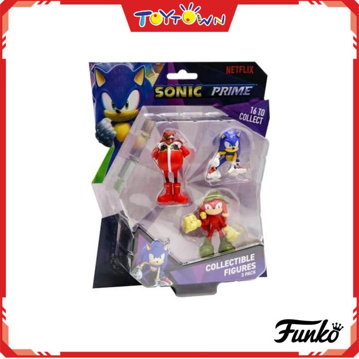Sonic The Hedgehog Sonic Prime SONIC Action Figure Toy 3” PMI New Yoke City