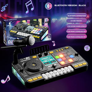 Kids  Bluetooth DJ Mixer Toy Electronic Keyboard Toy Playing Musical Instrument Microphone Music Toy Instrument Toy