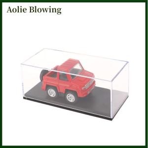Aolie Ba Kích Thước 1:64 Xe Mô Hình Hiển Thị Hộp Trong Suốt Bảo Vệ Trường Hợp Acrylic Bụi Cứng Bìa Lưu Trữ Chủ