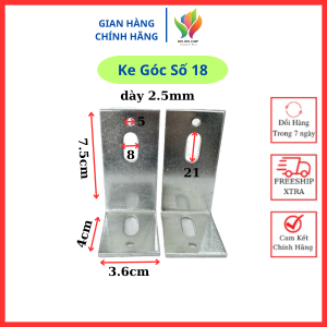 KE GÓC CHỮ L 4 LỖ 7.5CMx3.6CMx4CM LOẠI DÀY TỐT -NẸP GÓC CHỮ L-PASS GÓC VUÔNG