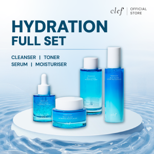CLEF Whole Ocean Elixir Hydrating Series | Cleanser | Toner | Serum | Moisturiser