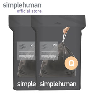 simplehuman Odorsorb Custom Fit Drawstring Odor Absorbing Trash Bags