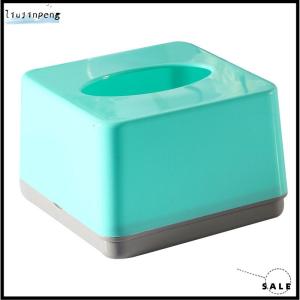 【liujinpeng】 กล่องกระดาษทิชชูพลาสติกทรงสี่เหลี่ยมใช้ในเชิงพาณิชย์กล่องกระดาษทิชชู่สำหรับบ้านร้านอาหารห้องนั่งเล่นพิมพ์โลโก้ได้ง่าย