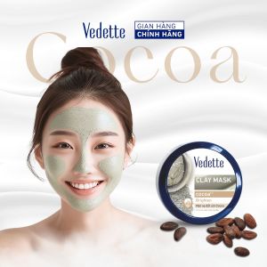 Mặt nạ đất sét Vedette Bùn Non (Cocoa) 145g