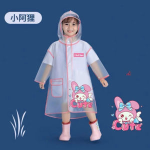 Áo Mưa Bé Gái/Trai 3-8 Tuổi EVA Cao Cấp - Thiết Kế Dễ Thương Dày & Ấm Chống Gió/Thấm Nhiều Họa Tiết TS