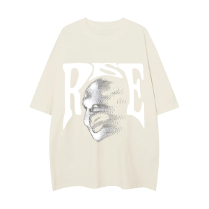 AccentAmbios Boxy fit Kaos Oversized Tshirt Rise Black Pria dan Wanita